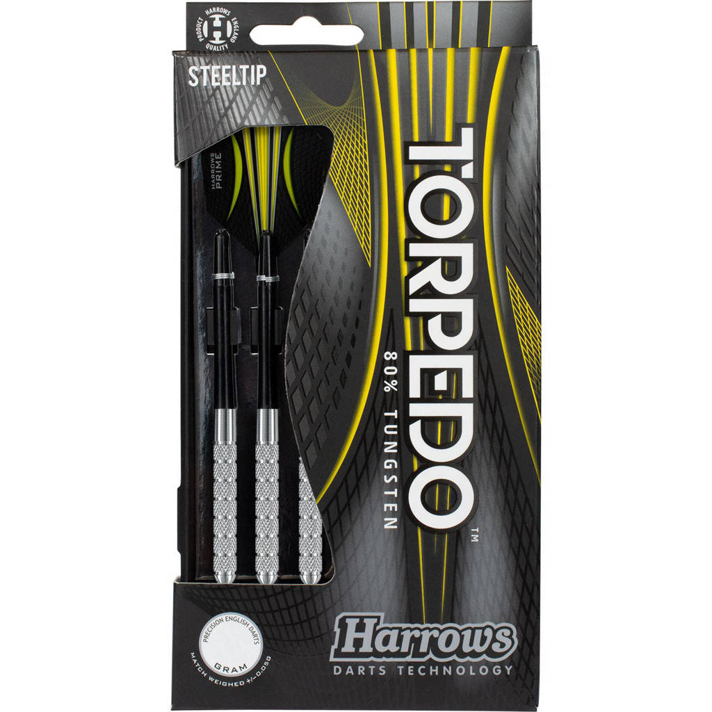 Torpedo 80% Tungsten steeltip dartpijlen (25 gram)