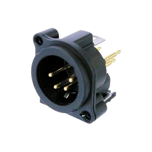 Neutrik NC4MAV 4-polig XLR chassisdeel male