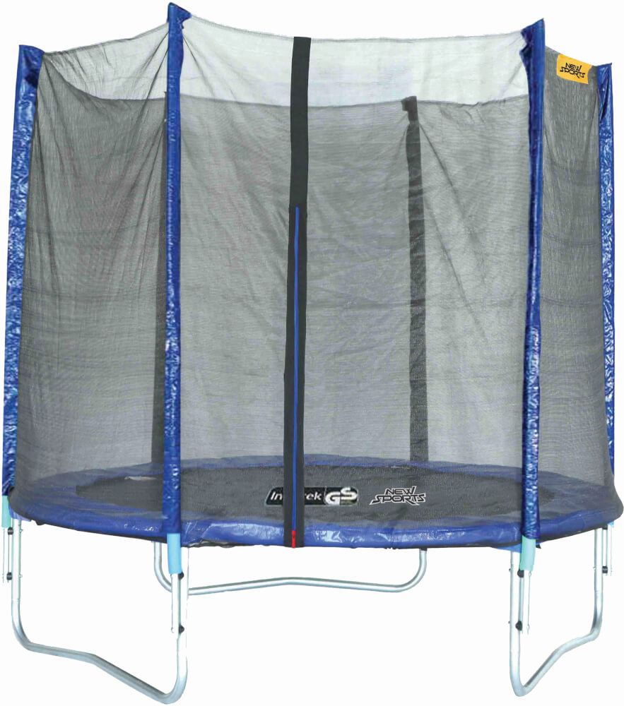 New Sports Trampolin mit Sicherheitsnetz, #305 cm