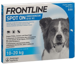 Frontline Spot On Hund M, 3 x 1.34 ml