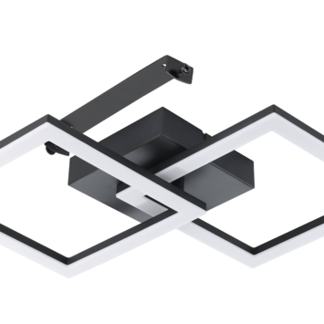 EGLO plafondlamp Huerta-E zwart led 19,2W