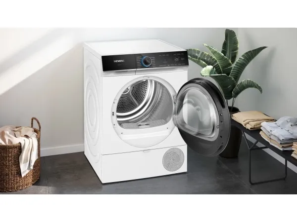 Siemens iQ700 WQ46B2C40 - Tørremaskine - Wi-Fi - højde: 85 cm - frontbetjening - hvid