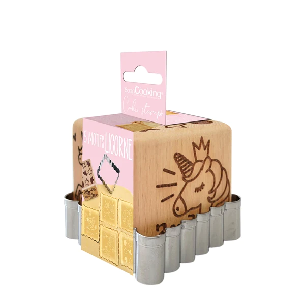 Kit décoration de biscuits Licorne Scrapcooking