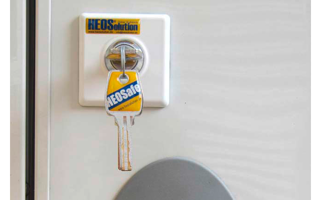 HEOSystem Paket 1 Paar Diebstahlschutzschlösser und Zusatzschloss