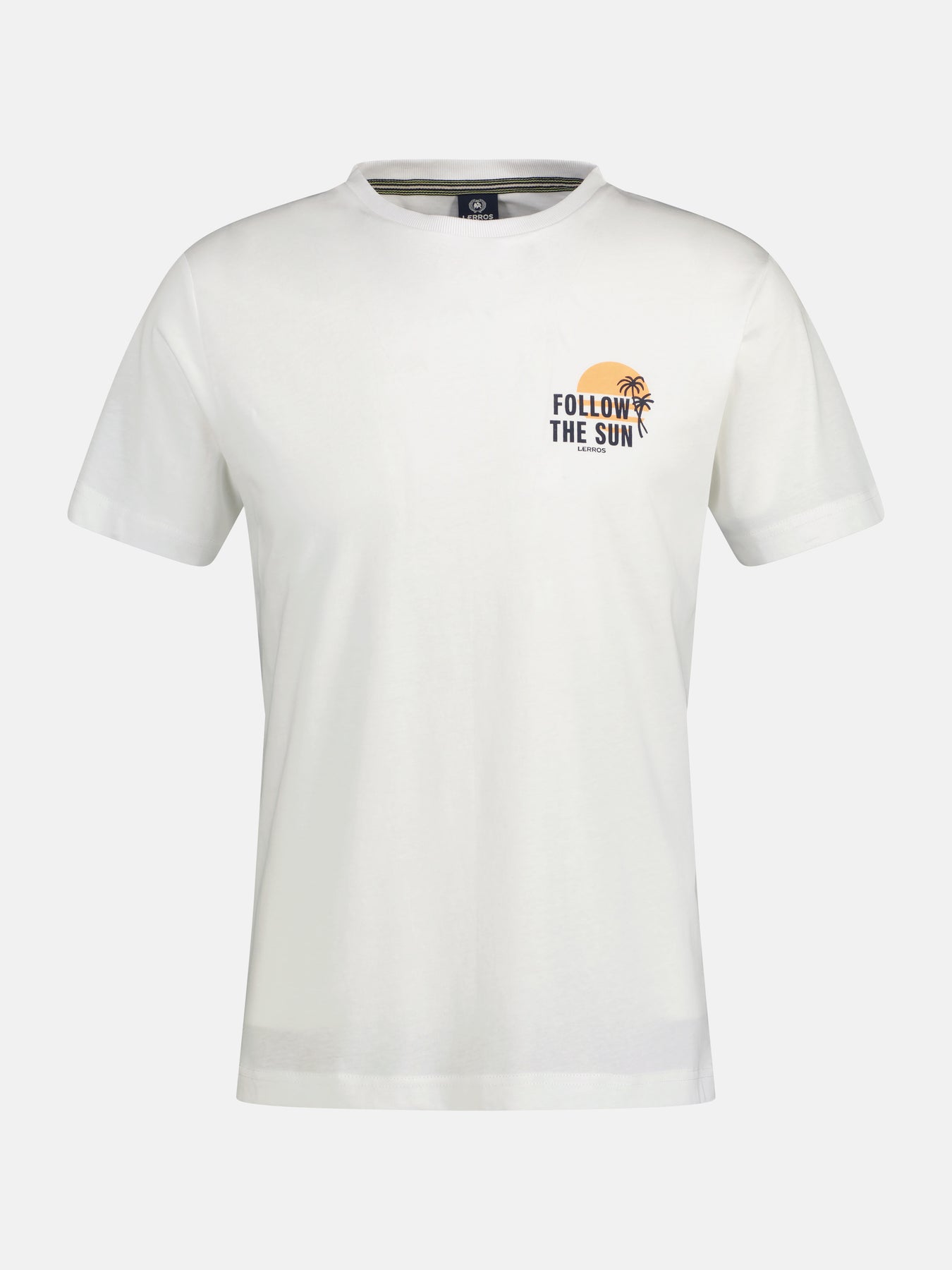 T-Shirt mit Brustprint *Follow the sun*