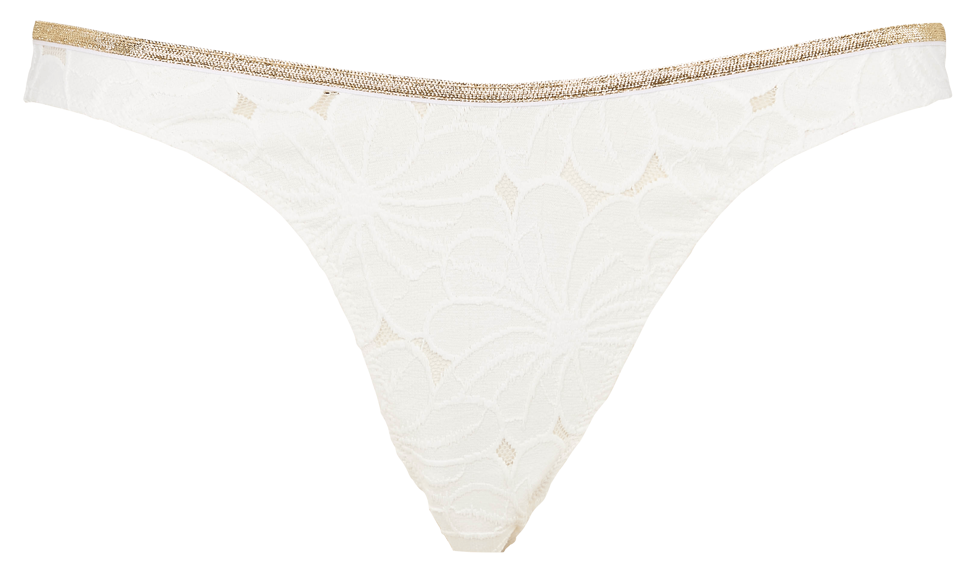 FREDDIE - Tanga en dentelle| Blanc