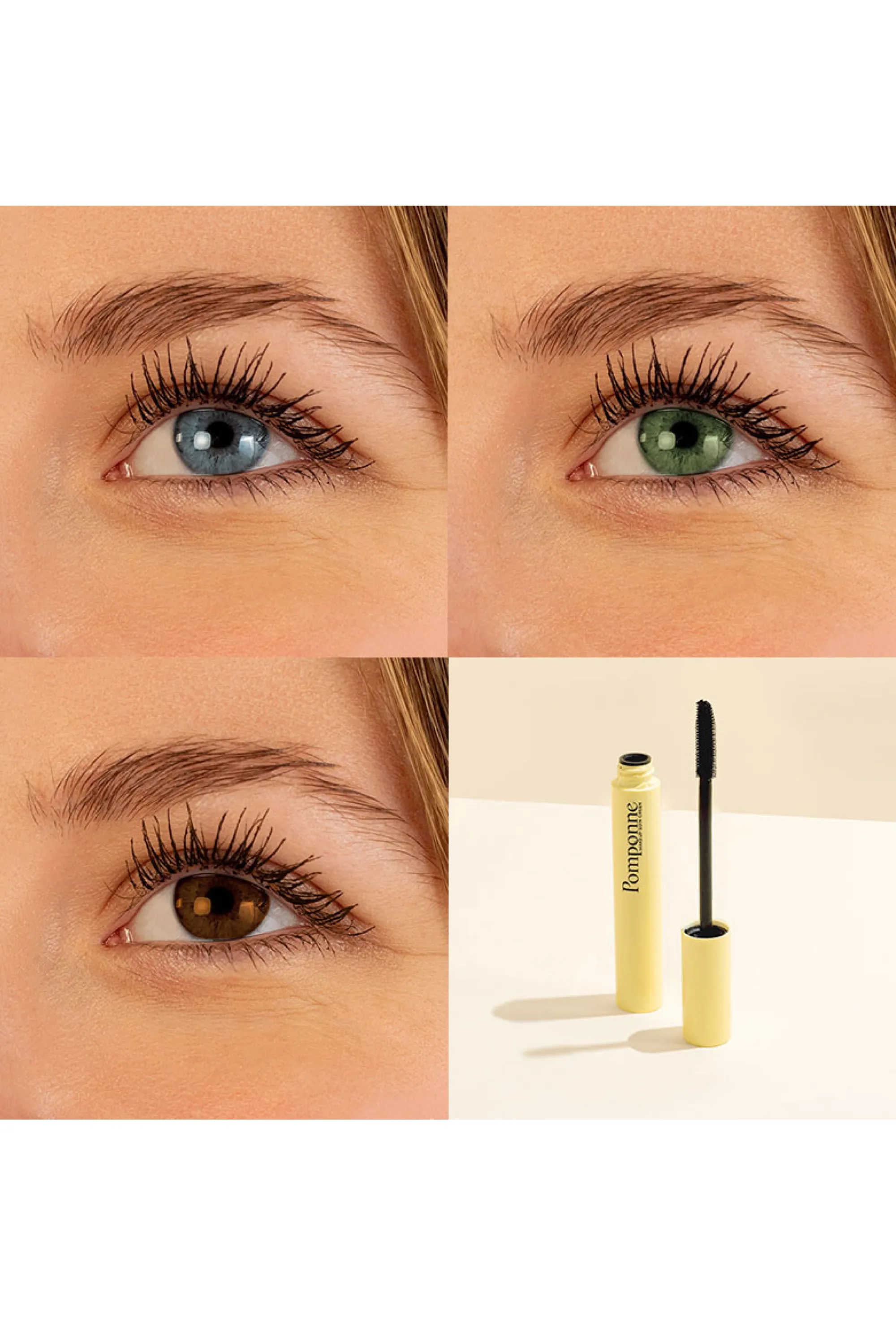 Pomponne Mascara coloré naturel booster de cils-8 ml