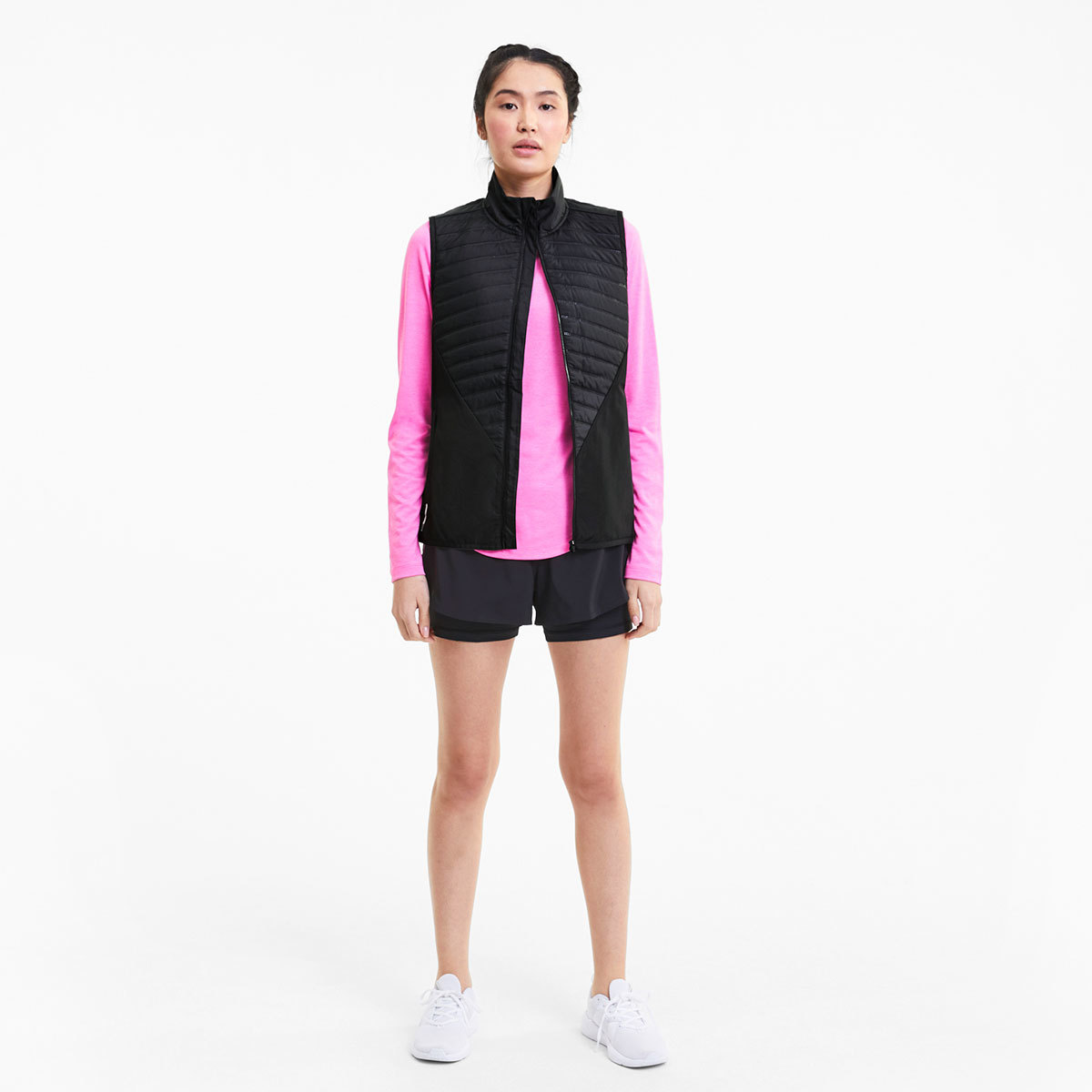 PUMA Run Favorite Puffer Hardloopvest Zwart Dames