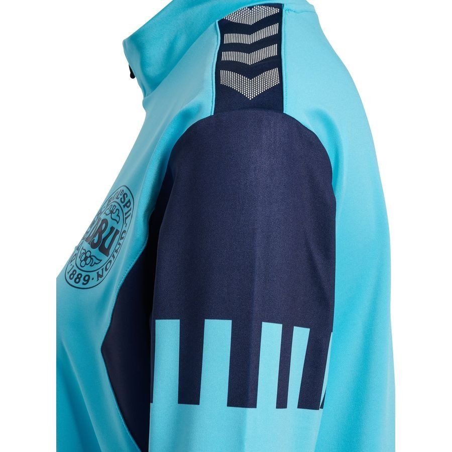 Danemark Maillot d'Entraînement Pro Half Zip - Bleu/Bleu Marine Femme