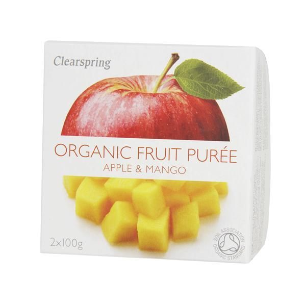 Puré Fruta Maçã Manga Bio