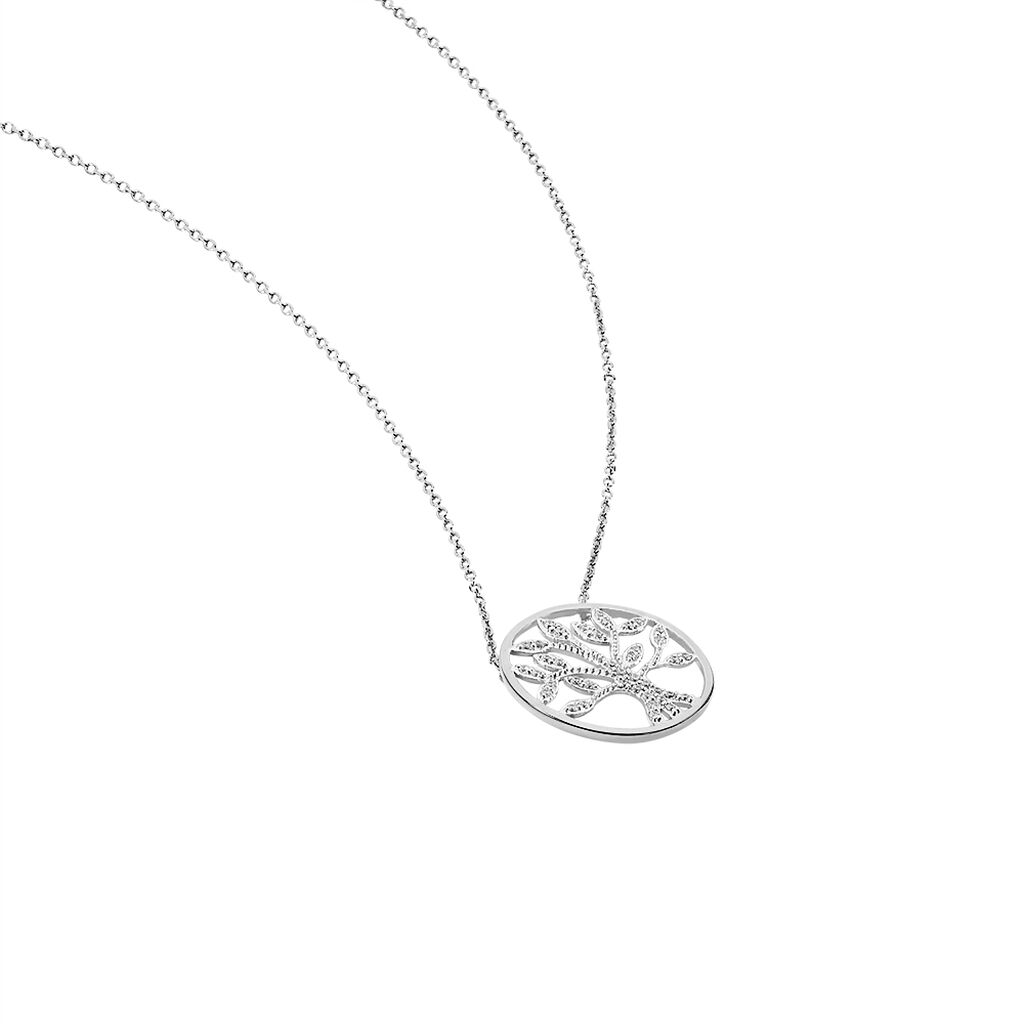 Collier Norina Or Blanc Diamant