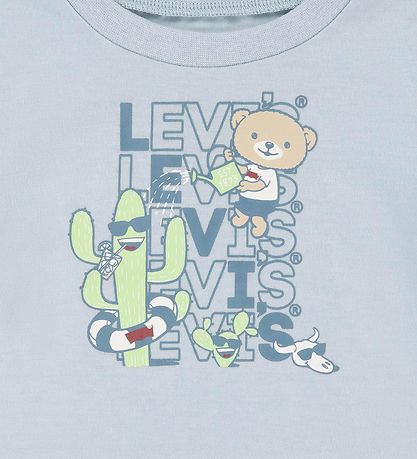 Levis S?t - T-Shirt/Shorts - Critter Stacked - NiaGrå mist