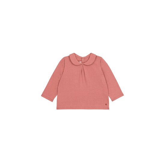 Blouse avec col en coton bébé   Rosewood        de               Petit Bateau