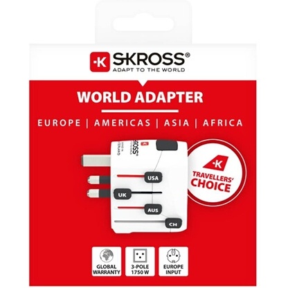 Adaptateur et convertisseur Skross Adaptateur 3 POLES 150 Pays
