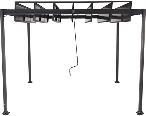 Florence Paviljoen 300x300 cm antraciet