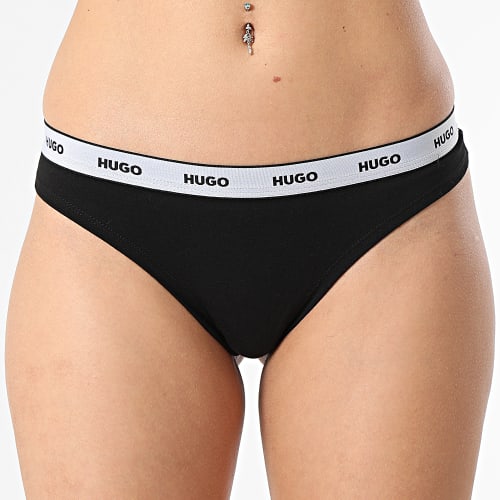 Lot De 3 Strings Femme 50480150 Noir Blanc Rose