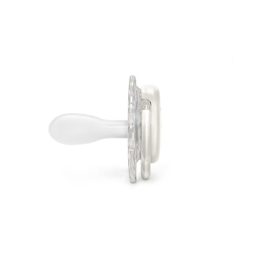 Sucette en silicone symétrique SxPro 18M+ Bonhomia beige