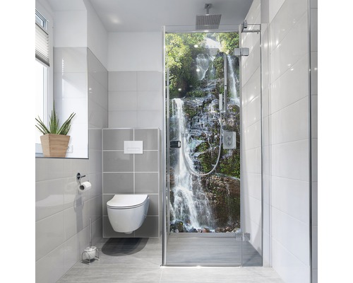 Douchewandfolie mySpotti Fresh Cliff 100 x 255 cm
