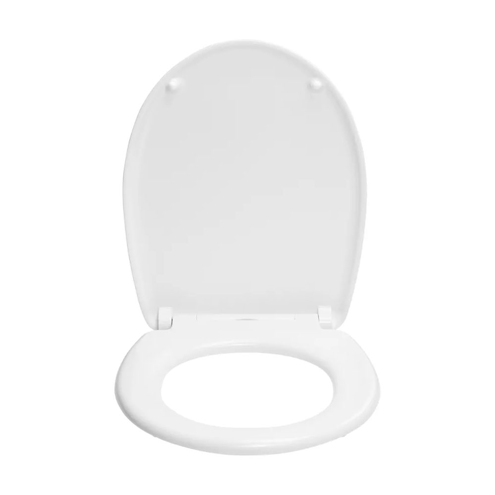 Nice Slow Down WC Sitz Toiletten Deckel Auflage Badezimmer Home Deko mit Absenkautomatik (31171263) - Sea Shell