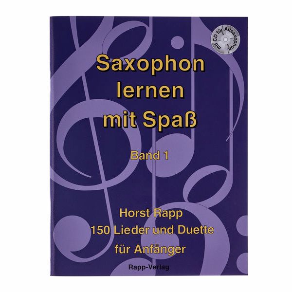 Horst Rapp Verlag Saxophon Lernen mit Spaß 1