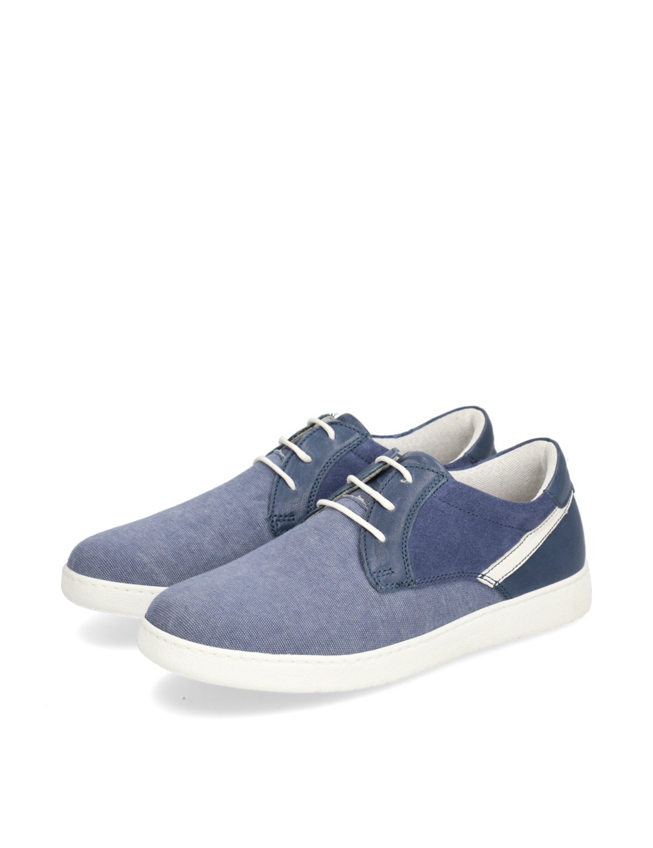 Lederkombination Sneaker