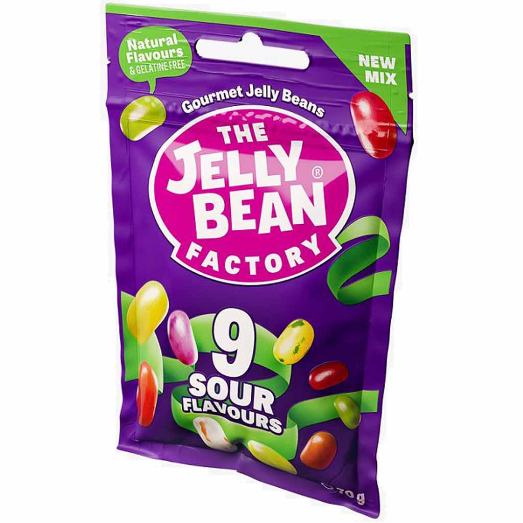 Jelly Belly Jelly Beans Factory 9 Sour Flavours 70g MHD:29.4.26