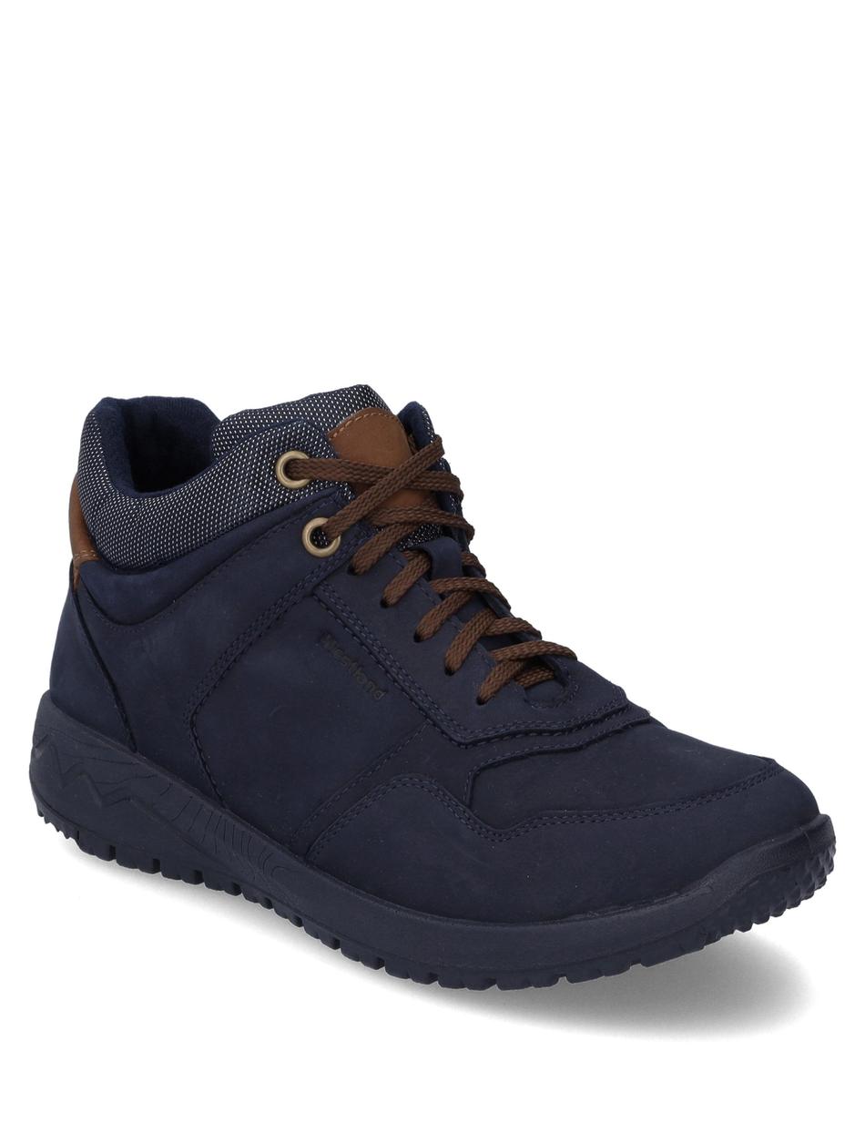 Halbschuh Briancon 01, blau-kombi