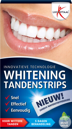 Lucovitaal Bandes De Blanchiment Des Dents Saveur Menthe 5 Sets