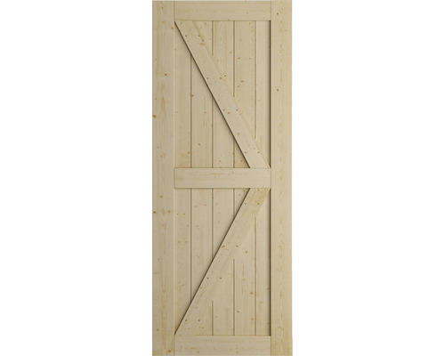 Complete schuifdeurset Barn Door Basic zwart 95x215 cm Set voor 3 designs (Mid-Bar/Brits/Wales) incl. schuifdeurbeslag en krukset