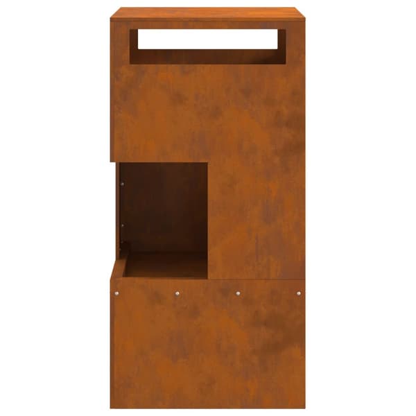 vidaXL Peis 50x50x100 cm Værbestandig Stål