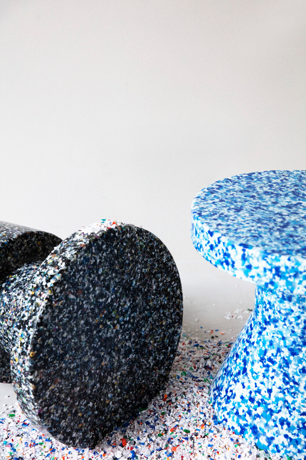 Normann Copenhagen  Bit skammel - blå