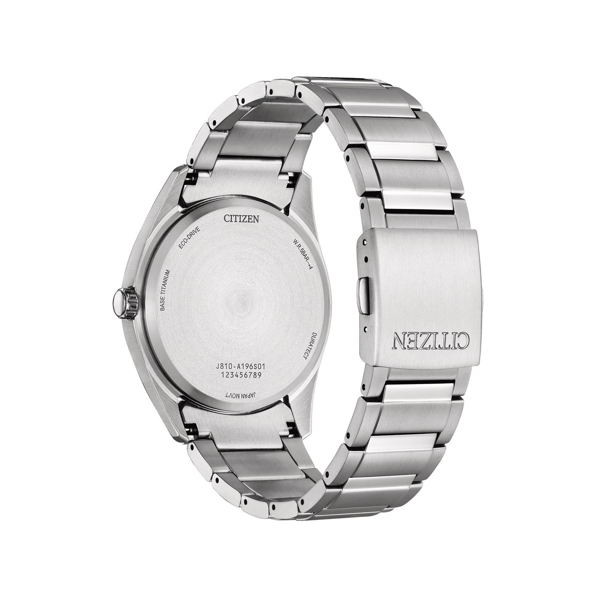 Montre CITIZEN super titanium homme eco-drive bracelet titane argent