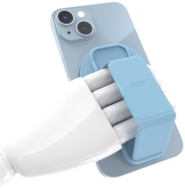 CLCKR MagSafe greb til mobiltelefon (lyseblå)