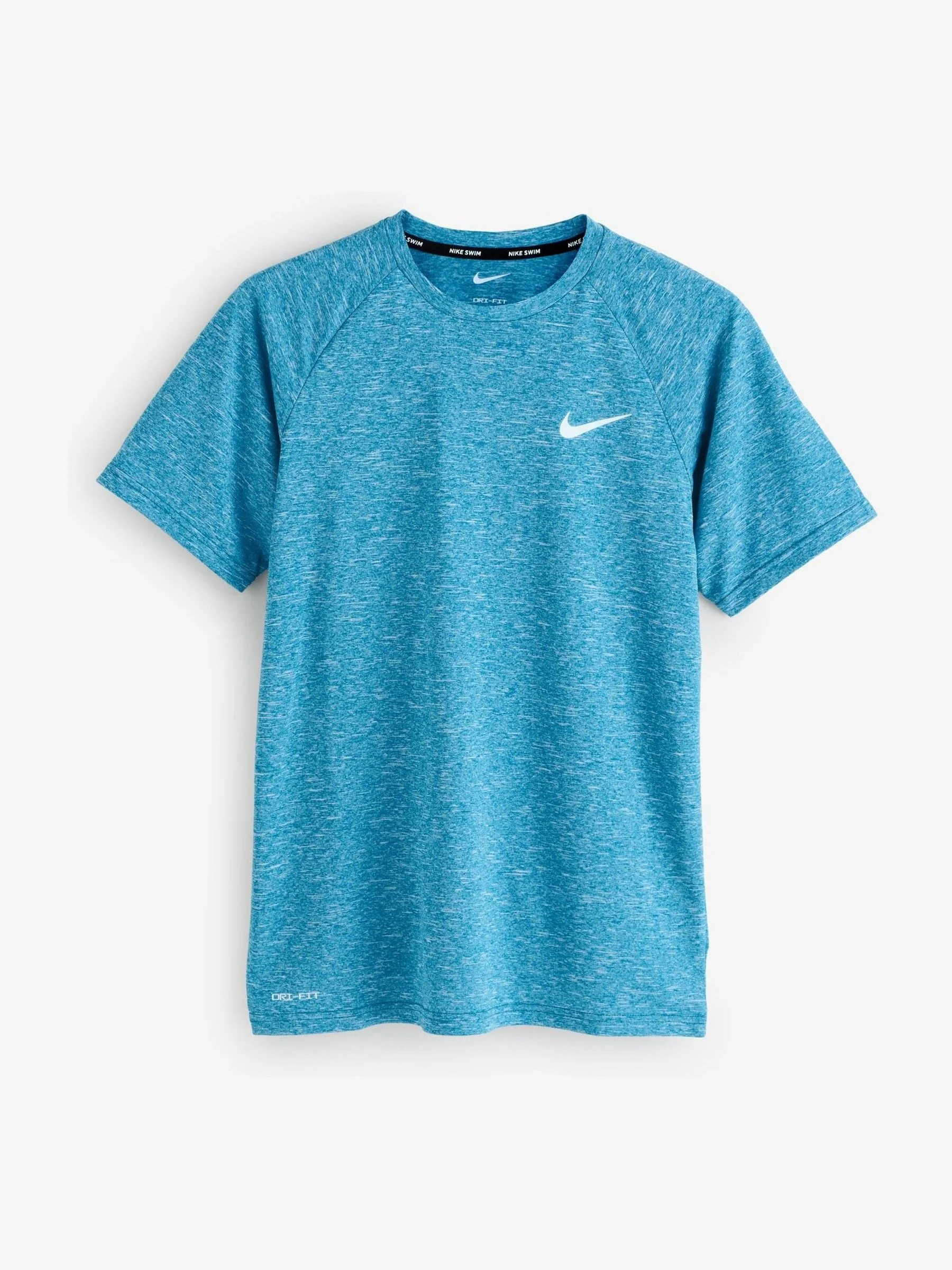 Blauwgroen - Nike Hydroguard rash-shirt met korte mouwen