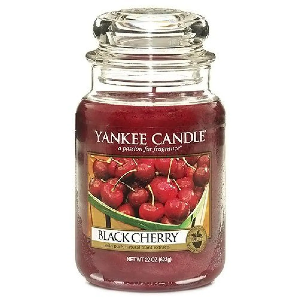 Yankee Candle Bougie Parfumée Cerise Noire - 22 oz
