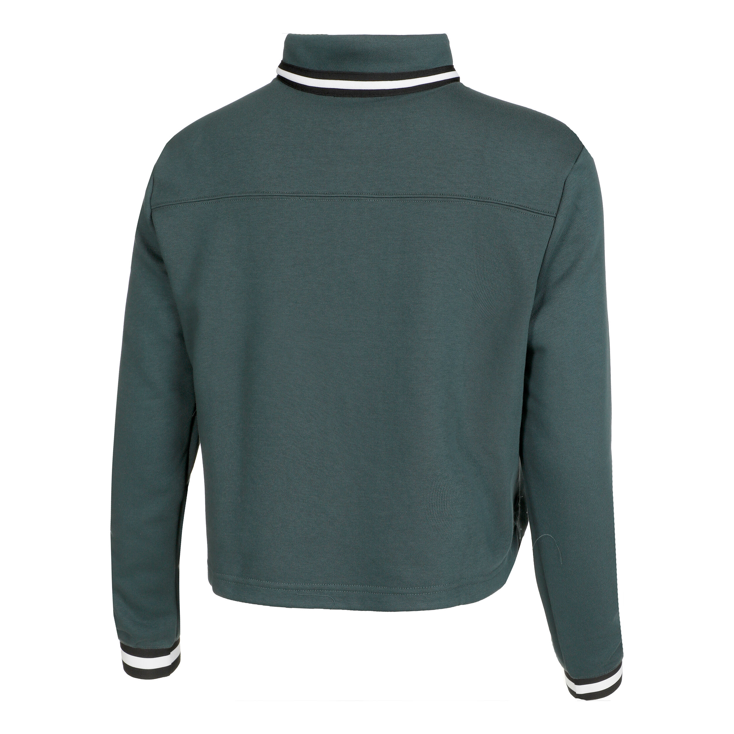 Nike Dri-Fit Court Heritage Half-Zip Fleece Haut Manches Longues Femmes - Vert