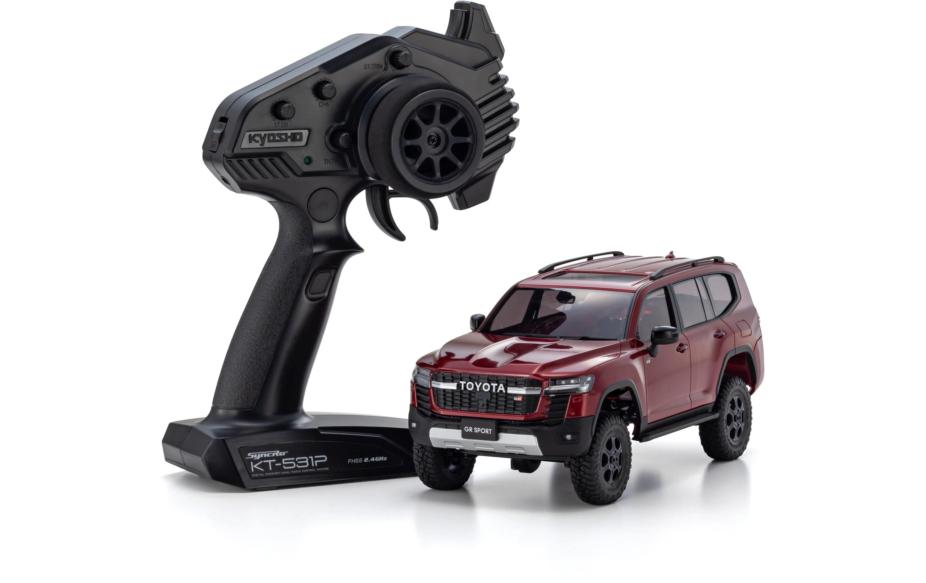 Scale Crawler Land Cruiser GR Sports Rot, 1:18<br>Mini-Z 4 x 4 Crawler mit MX-01 Chassis in Readyset