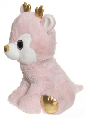 Teddykompaniet Kosedyr 30 cm Rådyr Ronja, Rosa
