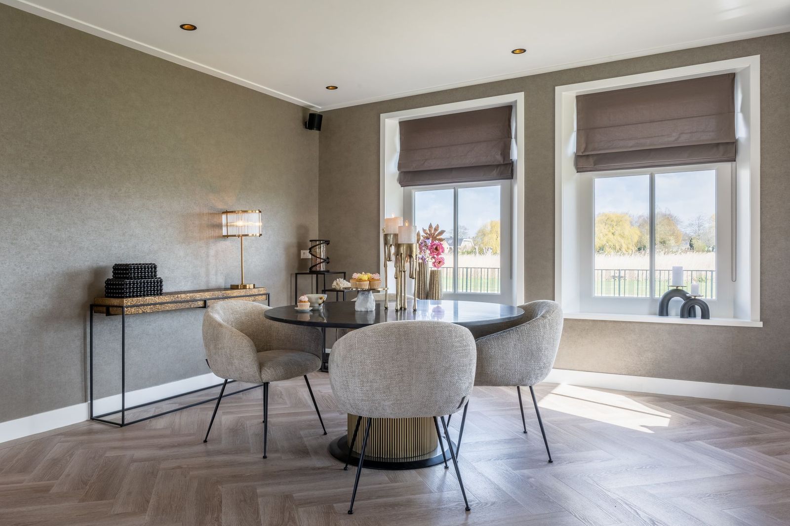 Eetkamertafel 211263 Ironville ⌀140  x H76 cm