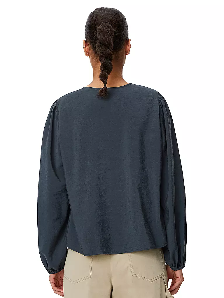 MARC O' POLO DENIM Blusenshirt dunkelblau