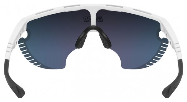 Scicon Sports Aerowing Lamon Lunettes De Soleil De Performance Sportive (Multimirror Bleu Scnpp/Luminosité Blanche)
