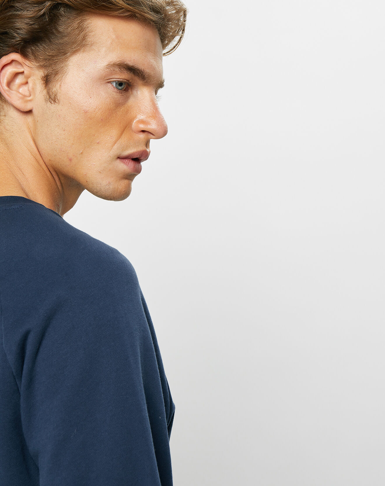 Hackett London Sweat Raglan Crew bleu marine