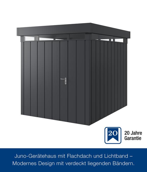 Hörmann Metallgerätehaus Juno mit Lichtband