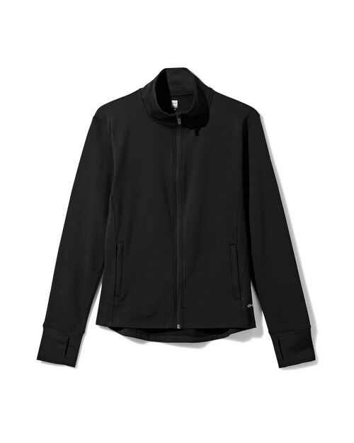 veste d'entraînement pour femme en polaire noir