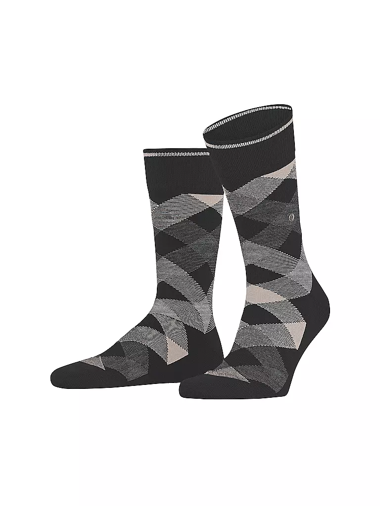 BURLINGTON Herren Socken NEWCASTLE black schwarz