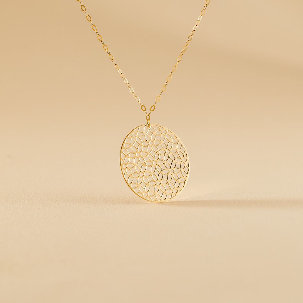 Collier Caterina Or Jaune