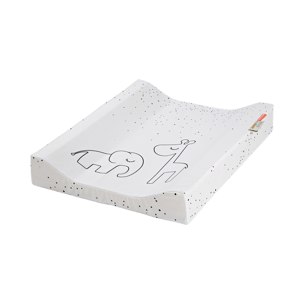 Matelas à langer blanc, collection Dreamy Dots - DONE BY DEER