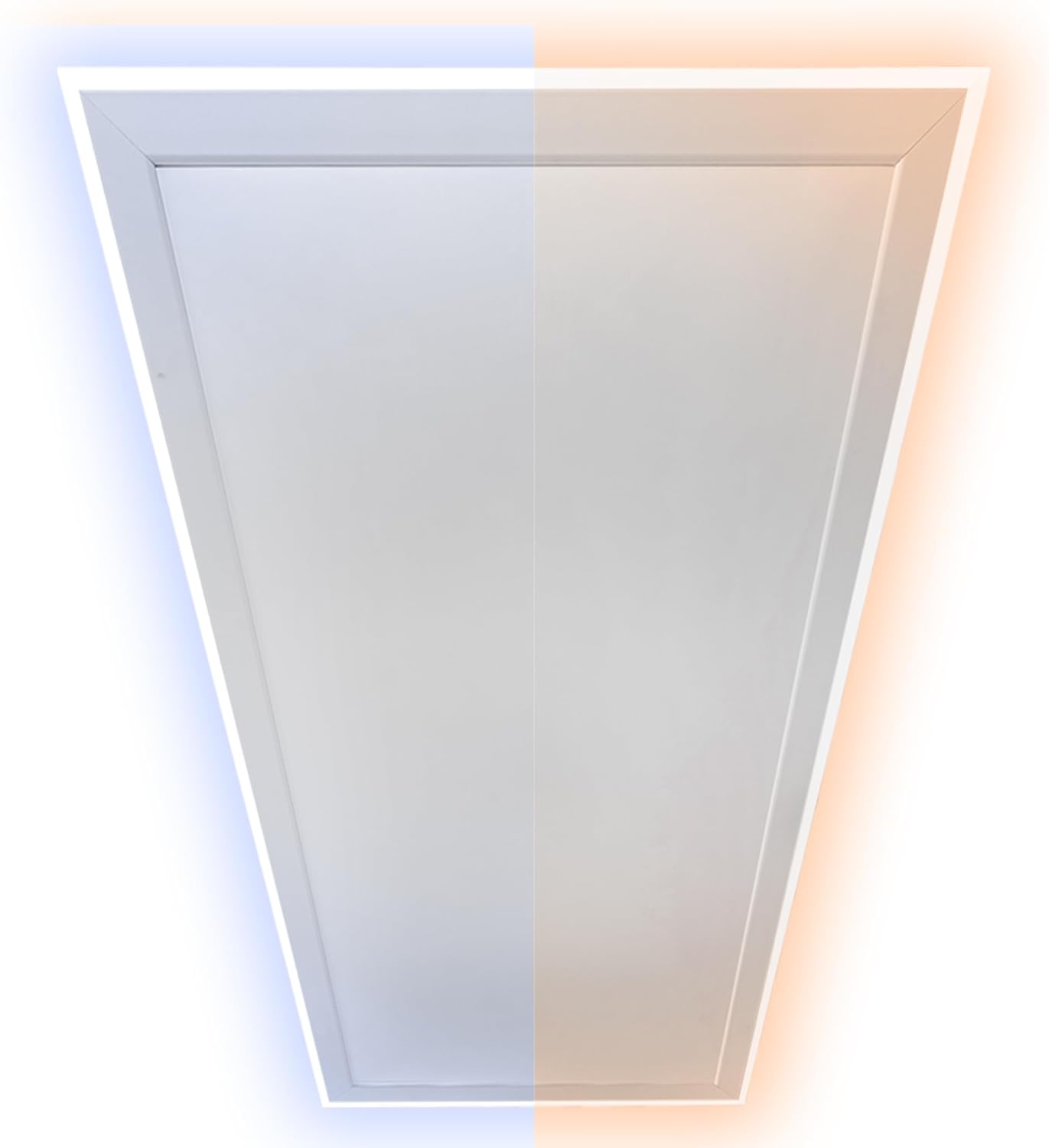 Heidenfeld Infrarotheizung HF-HP500 mit Licht |    - LED Rahmen - Infrarot Deckenheizung mit Thermostat - Deutsche Qualitätsmarke - Fernbedienung (800 Watt Wechselbar)