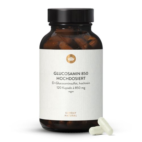 Sunday Natural Products  Glucosamin 850 mg Hochdosiert
