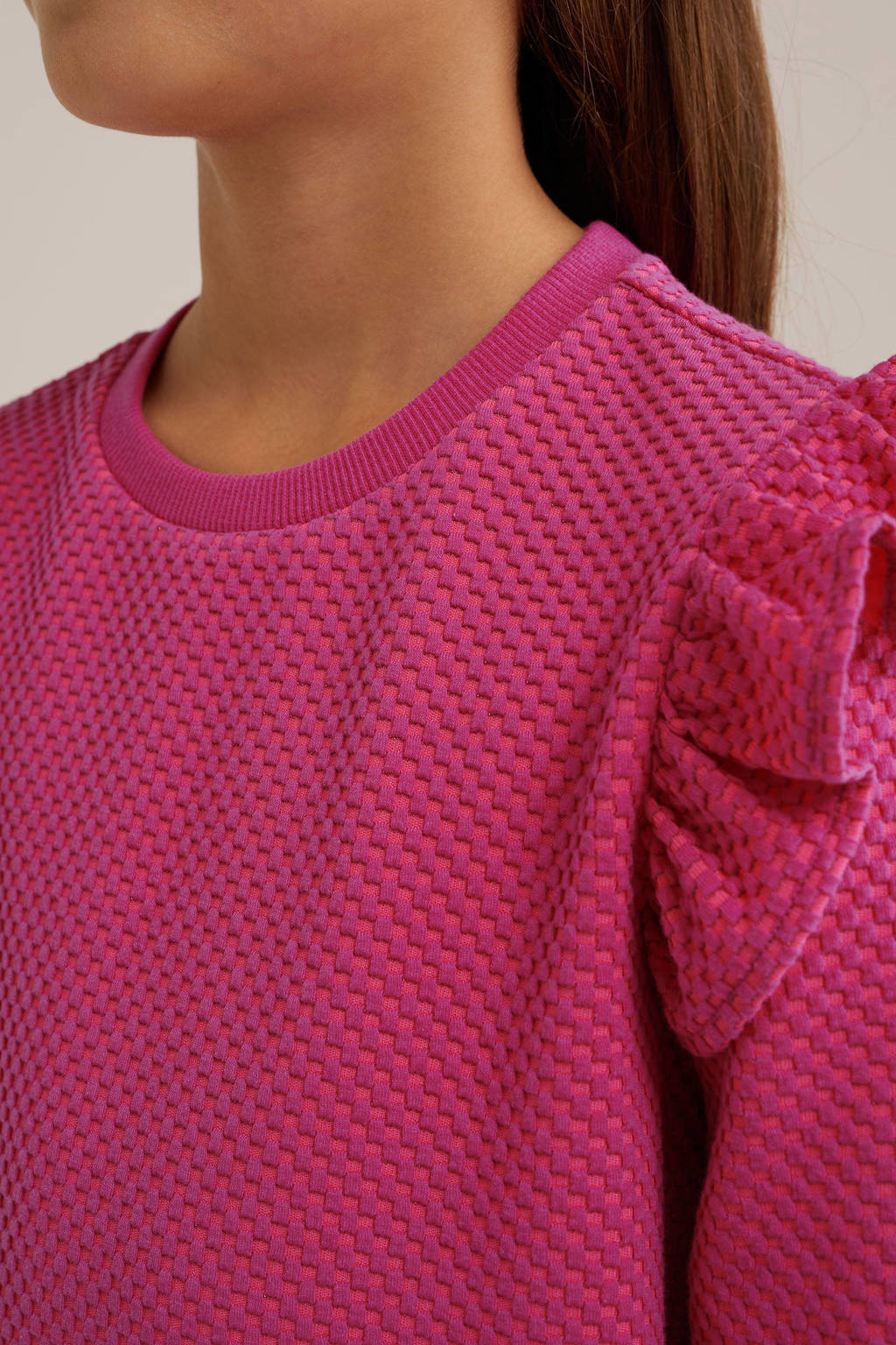 WE Fashion sweatjurk fuchsia